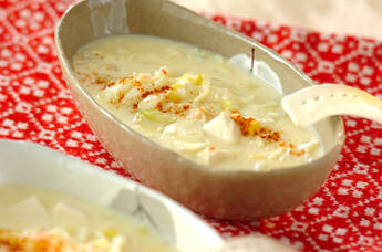 カニ入りコーンスープ