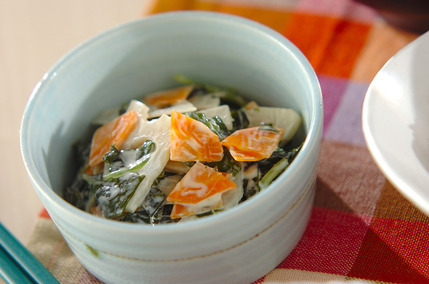 ワカメのワサビマヨ和え