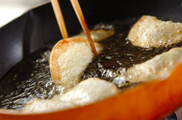 納豆の包み揚げの作り方の手順6