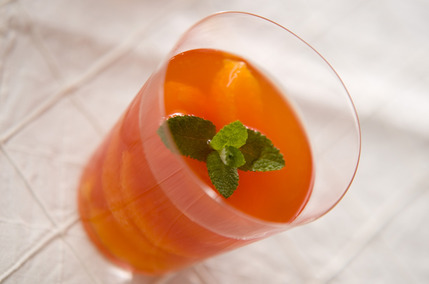 オレンジ紅茶のデザート