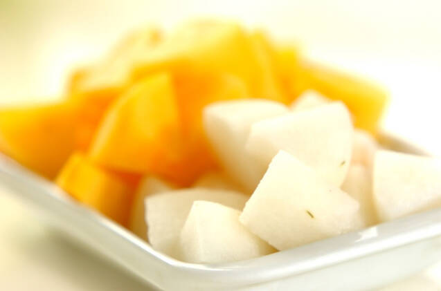 秋の収穫ジュースの作り方の手順1