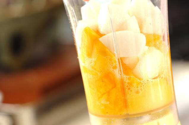 秋の収穫ジュースの作り方の手順3