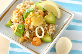 シーフードチャーハン