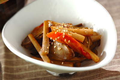 根菜のきんぴら 副菜 レシピ 作り方 E レシピ 料理のプロが作る簡単レシピ