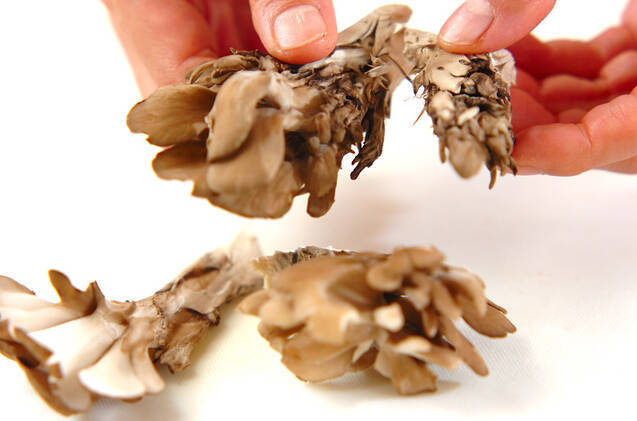 キノコのバルサミコ酢炒めの作り方の手順2