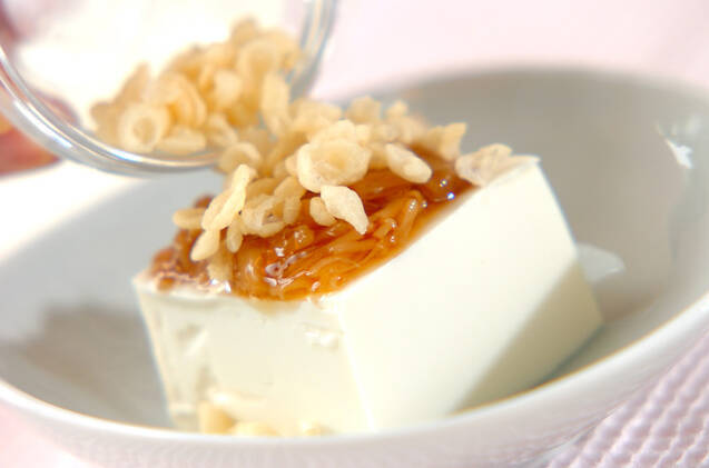 ナメタケ冷奴の作り方の手順3