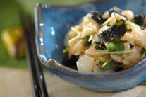 たたき長芋ののり和え