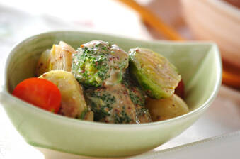 ブロッコリーのマスタード和え