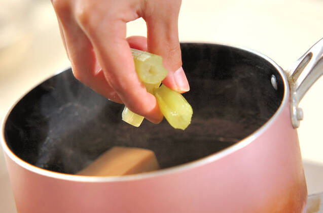 フキの煮物の作り方の手順4