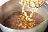 水煮大豆のエビ煮の作り方の手順3