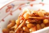 水煮大豆のエビ煮