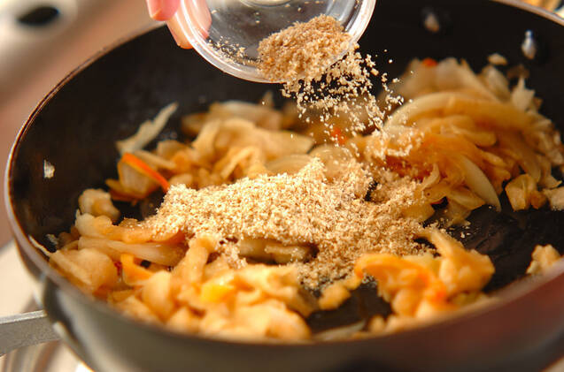 切干し大根のピリ辛甘酢炒めの作り方の手順2