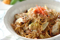 イカと豚肉入り焼きそば