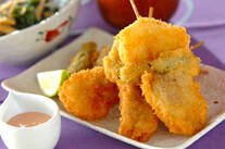 いろいろ串揚げオーロラソース添え