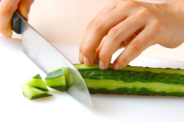 キュウリのみそマヨ和えの作り方の手順1