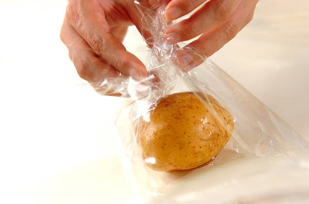 ポテトの卵とじの作り方の手順1