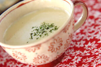 サツマイモのミルクスープ