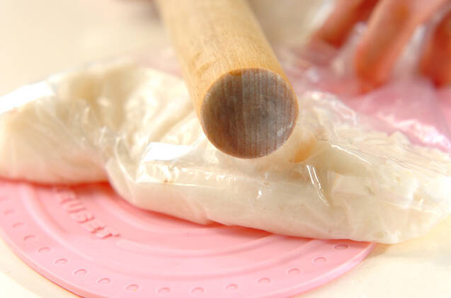 長芋のワサビしょうゆがけの作り方の手順1