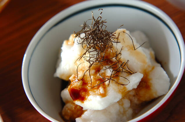 長芋のワサビしょうゆがけ