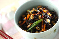 ヒジキと大豆の煮物