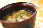 秋ミョウガの卵汁