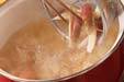 秋ミョウガの卵汁の作り方の手順5