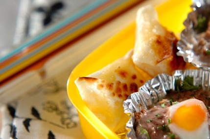 チーズの包み焼き