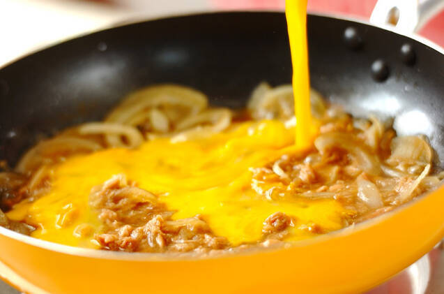 ツナタマ丼の作り方の手順3