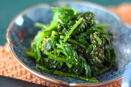 青菜のゴマ和え