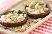 シイタケのチーズ焼き