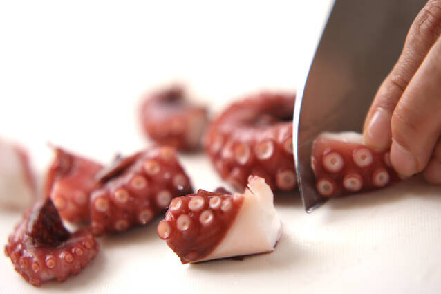 タコのトマト煮の作り方の手順1