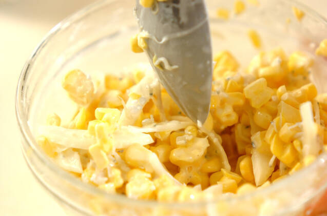 サクサクコーン揚げの作り方の手順3