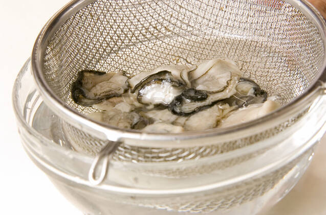 香りカキフライの作り方の手順1