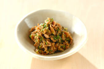ネギツナそぼろ
