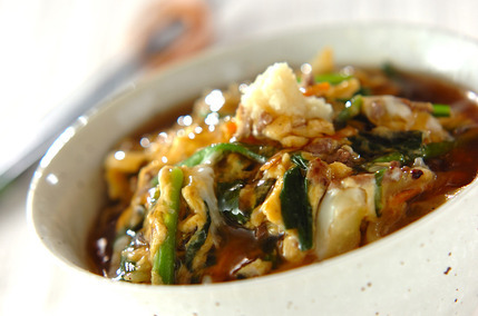 ニラタマあんかけ丼