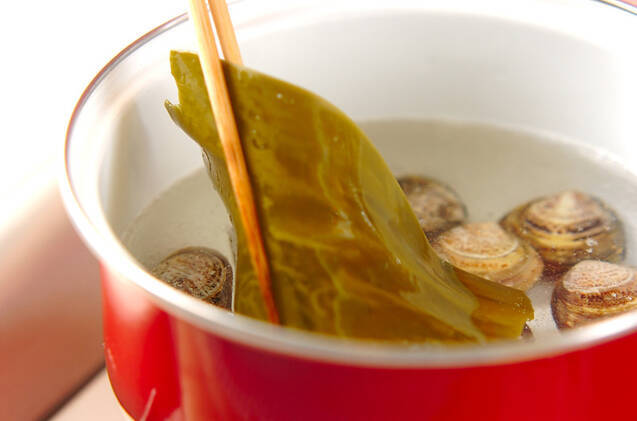 ハマグリのお吸い物の作り方の手順4