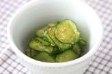 キュウリのゴマ酢
