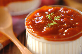 ミートソースのクリームポテト