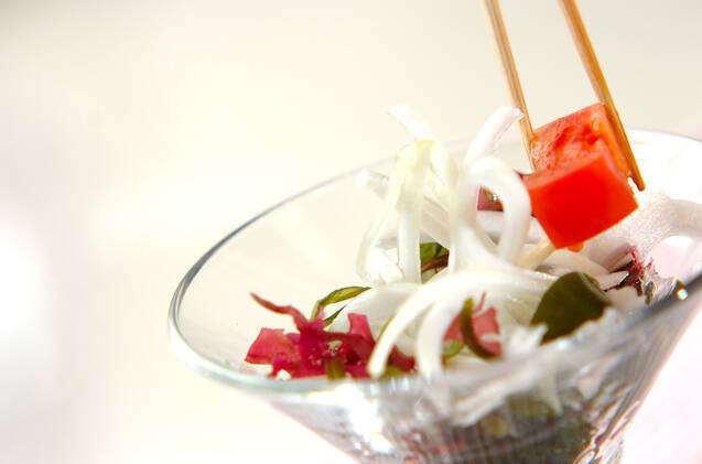 トマトと海藻のゴママヨサラダの作り方の手順6