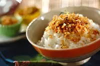 大豆とおジャコとクルミのふりかけ