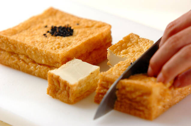 厚揚げの酢豚風の作り方の手順1