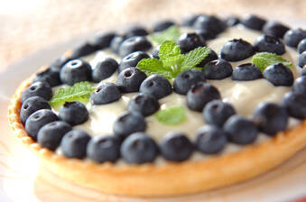 ブルーベリーレアチーズタルト