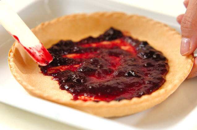 ブルーベリーレアチーズタルトの作り方の手順1