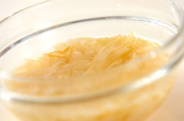 ミョウガのすまし汁の作り方の手順2