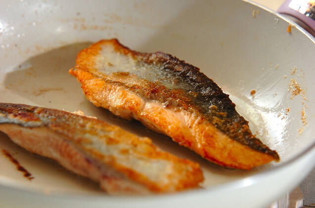 濃厚バジルソース サーモンのムニエル by山口 祐未さんの作り方の手順6