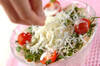 香味野菜とジャコのサラダの作り方の手順4