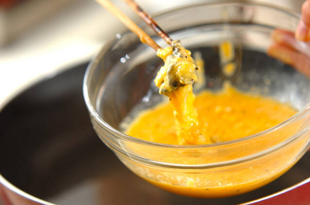 カキのピカタの作り方の手順5