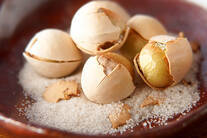 秋の味覚！塩炒り銀杏