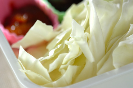 キャベツの甘みそ添え