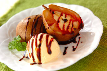 ラ・フランスのオーブン焼き